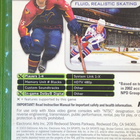 ⭐️4/$36⭐️ NHL 2004 Xbox - Picture 5 of 8